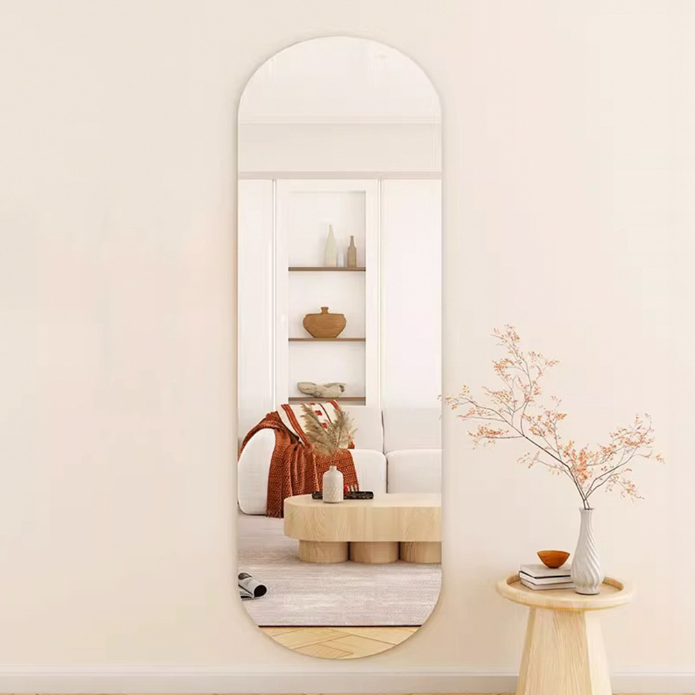 아크릴릭 붙이는 아크릴 거울 스퀘어 M 무타공 전신 화장대 거울