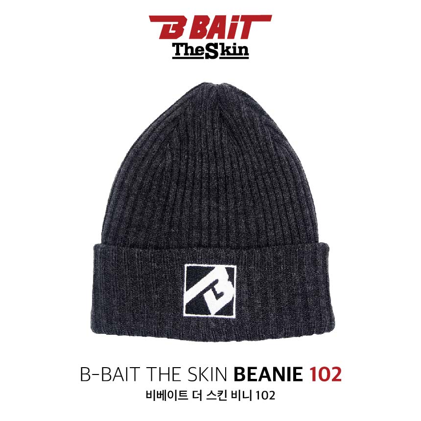 비베이트 더 스킨 패션 비니 102 차콜 베이직 방한 비니