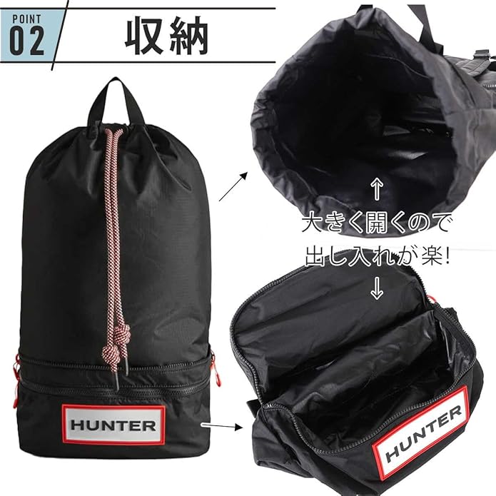 헌터 Hunter Travel Ripstop 백팩 UBB1519NRS 화이트 - 상세 이미지 4