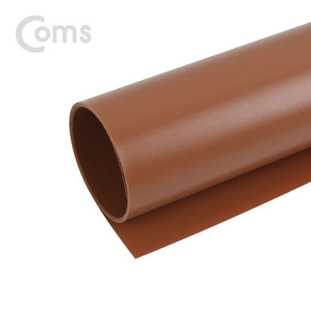 라이트컴 Coms 촬영 PVC 양면 무광 배경지 (100x193Cm) Brown, 사진, 스튜디오, 개인방송, 블로거, 소품 촬영용 (BS3590)