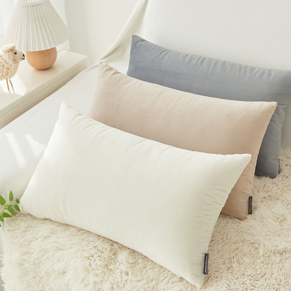 팜데코 극세사 쇼파 직사각형 쿠션 30x50