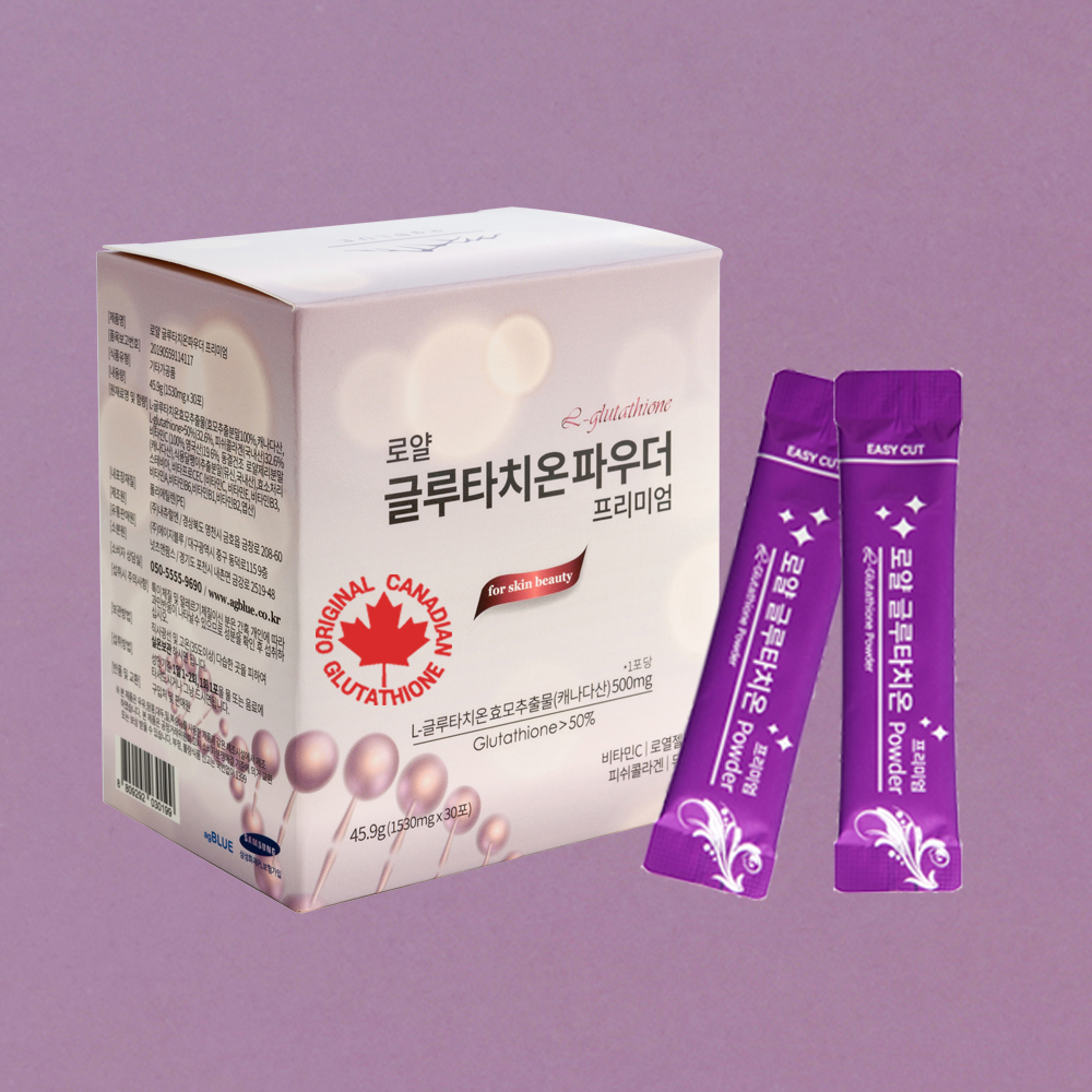 캐나다 글루타치온 프리미엄 30스틱 고순도 환원형 글루타티온 파우더 분말 가루