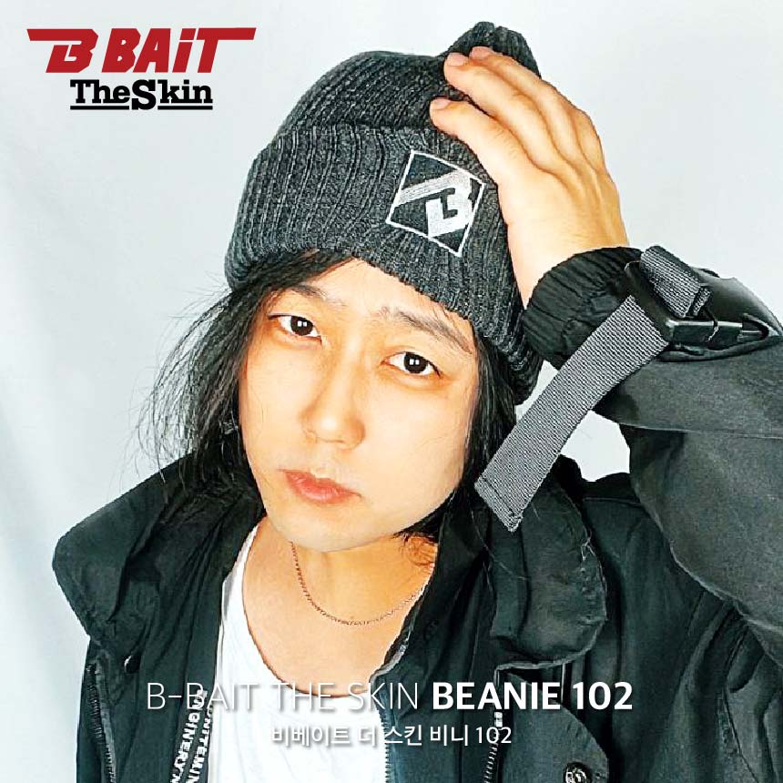 비베이트 더 스킨 패션 비니 102 차콜 베이직 방한 비니 - 상세 이미지 2