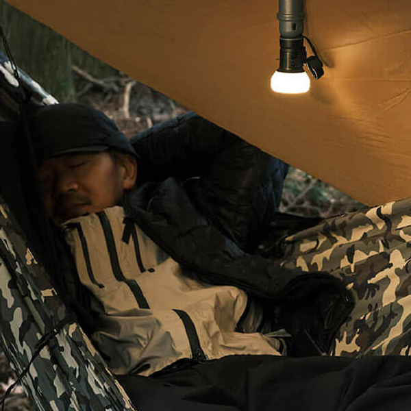 네스트아웃 램프 캠핑 LED 랜턴 보조배터리 전용 경량 조명 방수