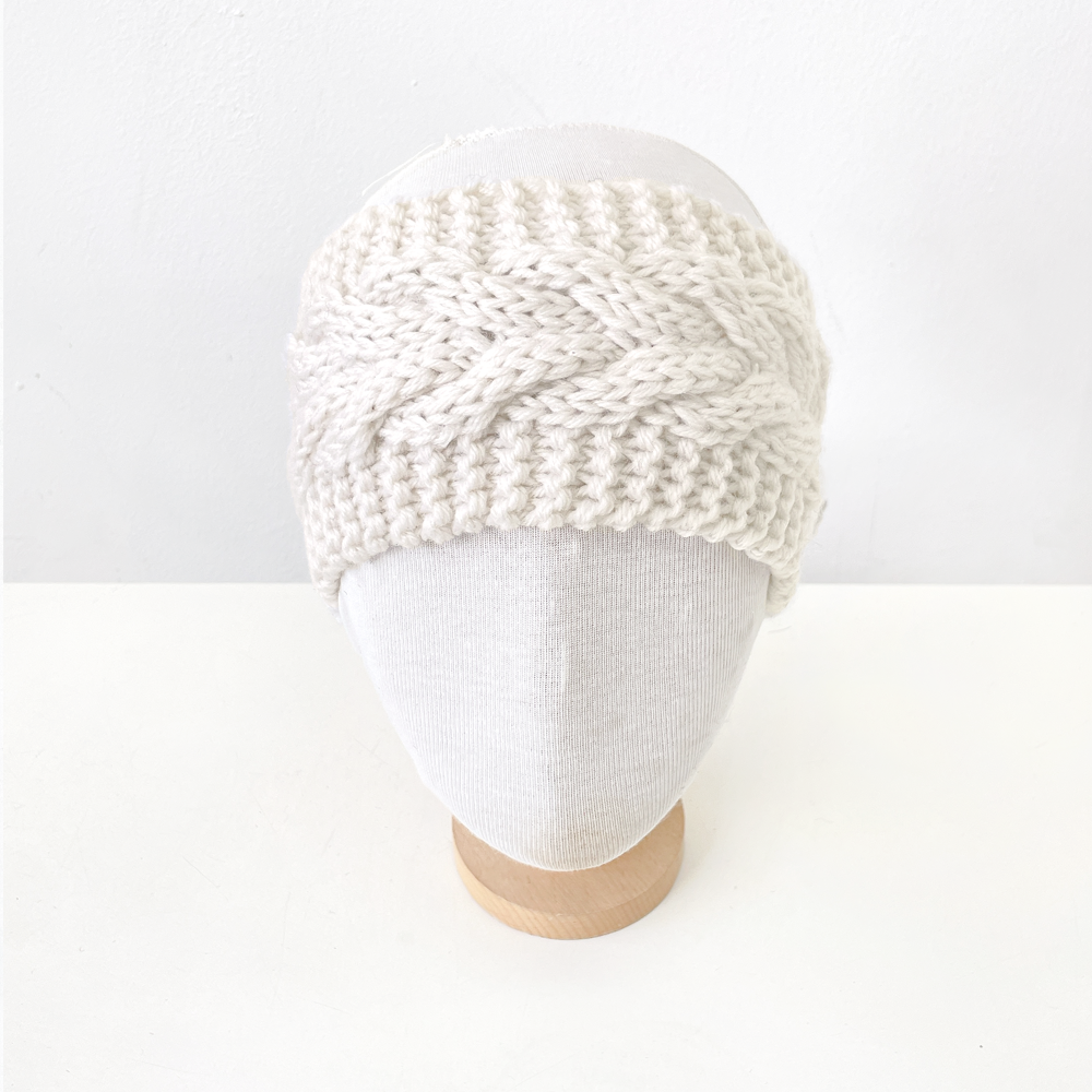 트위스트 꽈베기 여성 가을 겨울 와이드 니트 머리띠 헤어밴드