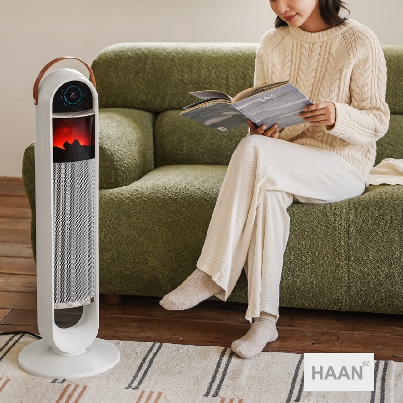 불멍 히터 가정용 난방기 원룸 온풍기 거실 온풍기 소형 온풍기