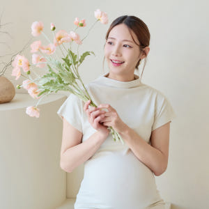 임산부 반목 트임 주수 원피스 만삭 사진 촬영 키작녀 키큰 하객룩 임부복 착용 후기 | 사이즈/핏 총정리 - 상품 이미지 4