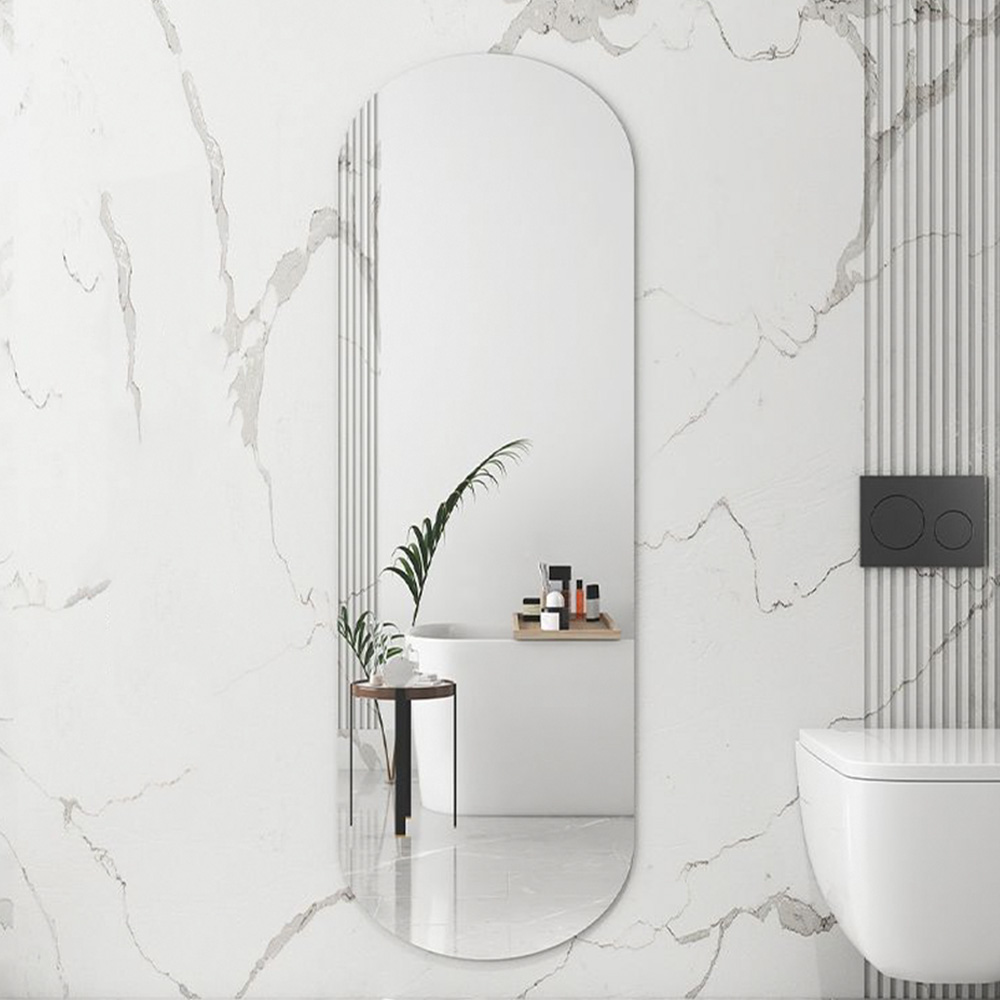 아크릴릭 붙이는 아크릴 거울 스퀘어 M 무타공 전신 화장대 거울