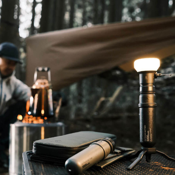 네스트아웃 램프 캠핑 LED 랜턴 보조배터리 전용 경량 조명 방수