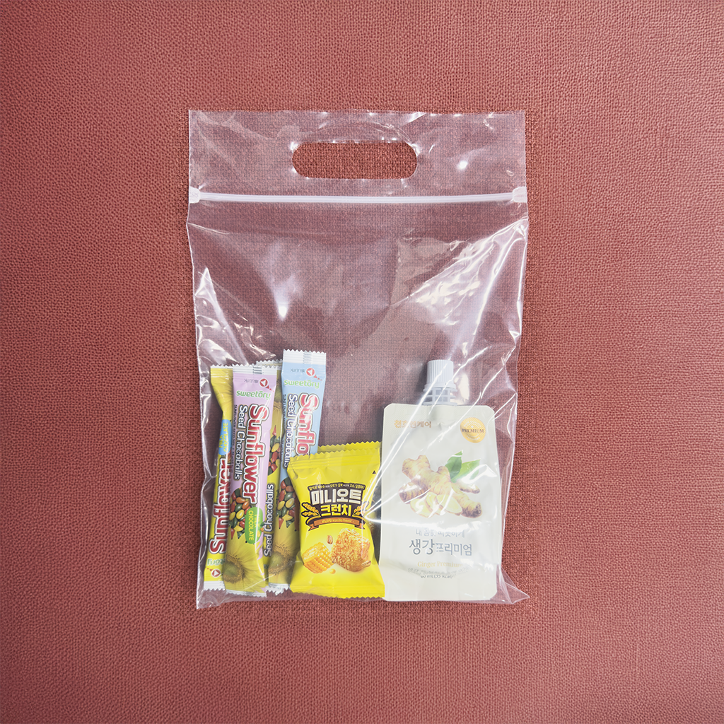 PE 지퍼백 손잡이봉투 18x25, 50매, 1개 - 상세 이미지 2
