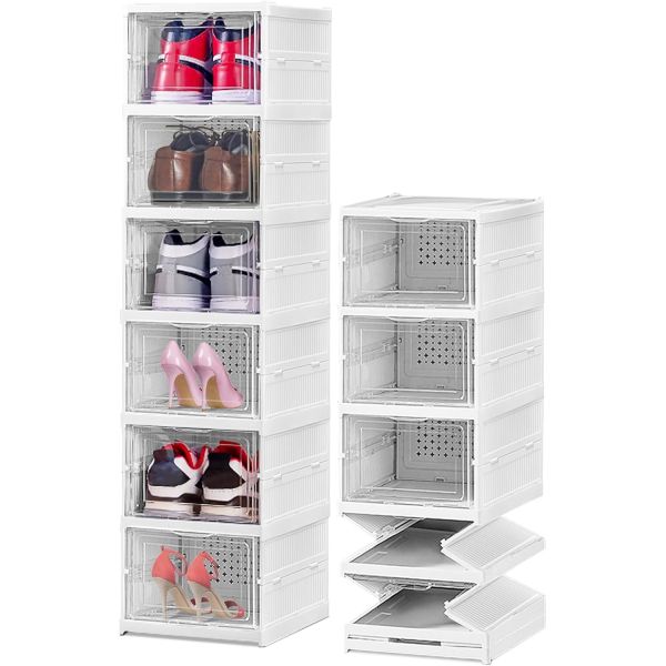 현관 신발장 6단 틈새 키큰 폴더 원룸 간이 야외 방수 수납장 선반 폴딩 실외 외부 서랍