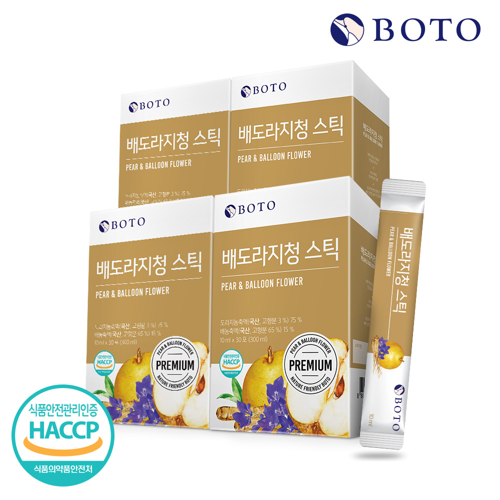 보뚜 배도라지청 스틱 10ml 30포, 4개 - 상품 이미지