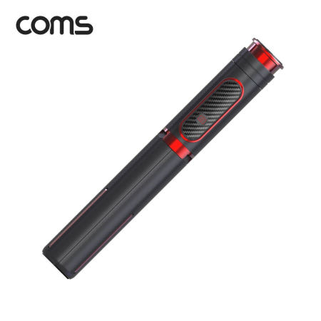 라이트컴 Coms 셀카봉 삼각대 블루투스 무선 리모컨 일체형 Black, 액션캠/미러리스 호환 마운트 내장 (OM165)