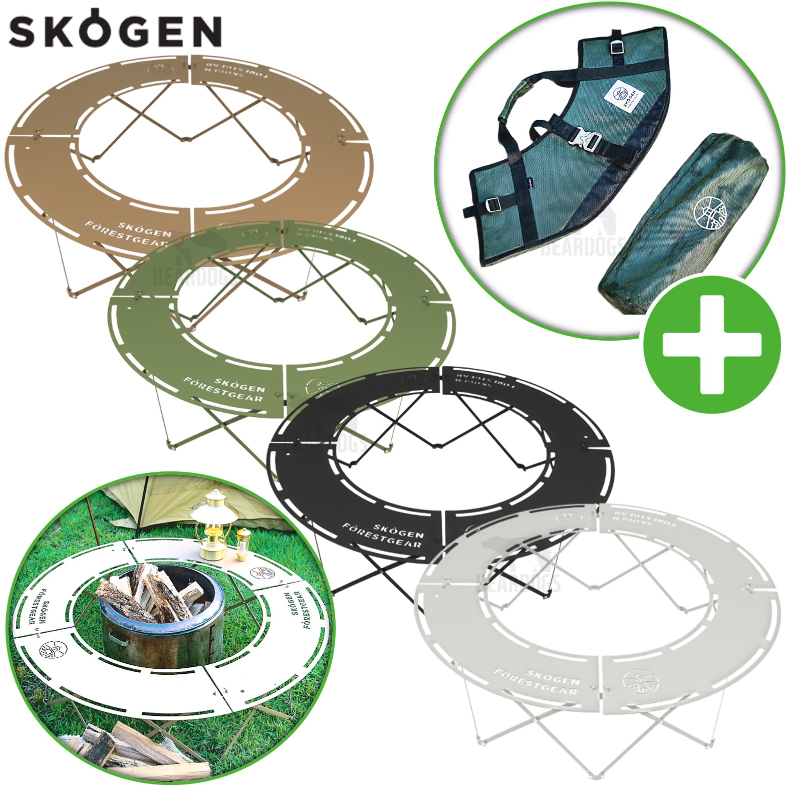 스코겐 k300 테이블 화로테이블 난로테이블 화로대 캠핑 좌식 원형