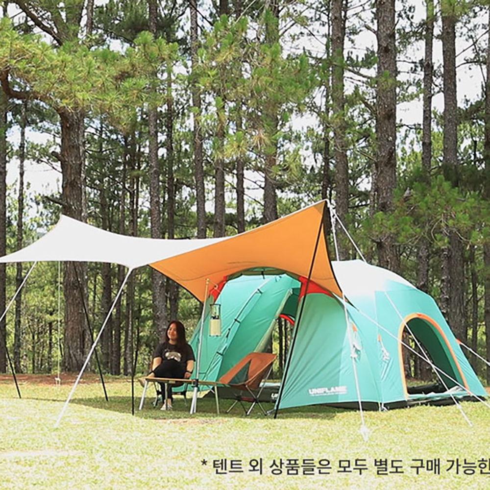 유니프레임 주피터 텐트 410 리빙쉘 돔텐트 그라운드시트 포함 - 상세 이미지 4