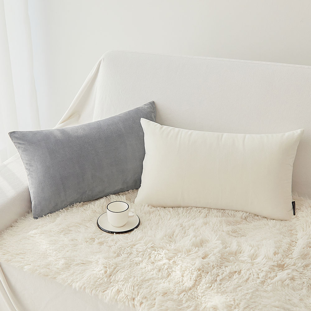 팜데코 극세사 쇼파 직사각형 쿠션 30x50