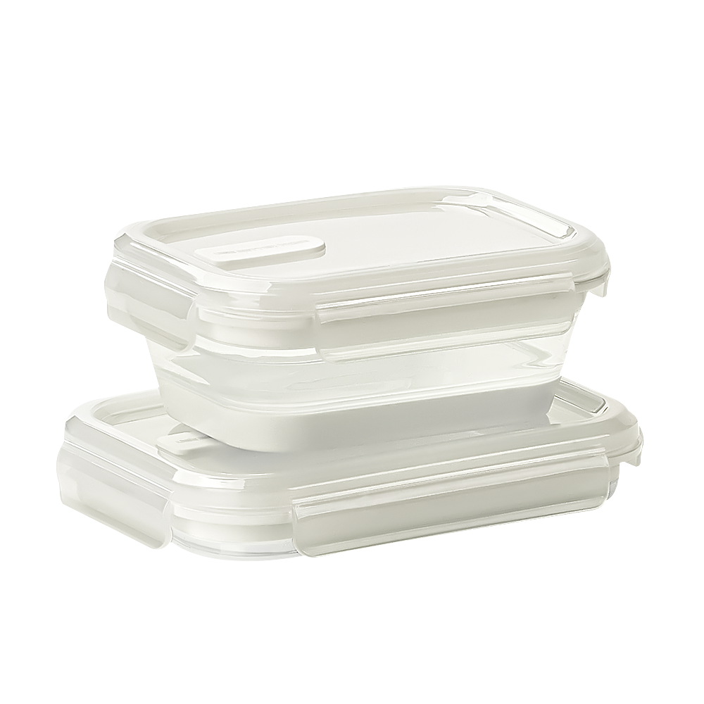 유즈베러띵 폴딩락 접이식 실리콘 밀폐 용기 투명 반찬통 7종 풀세트 - 상세 이미지 5