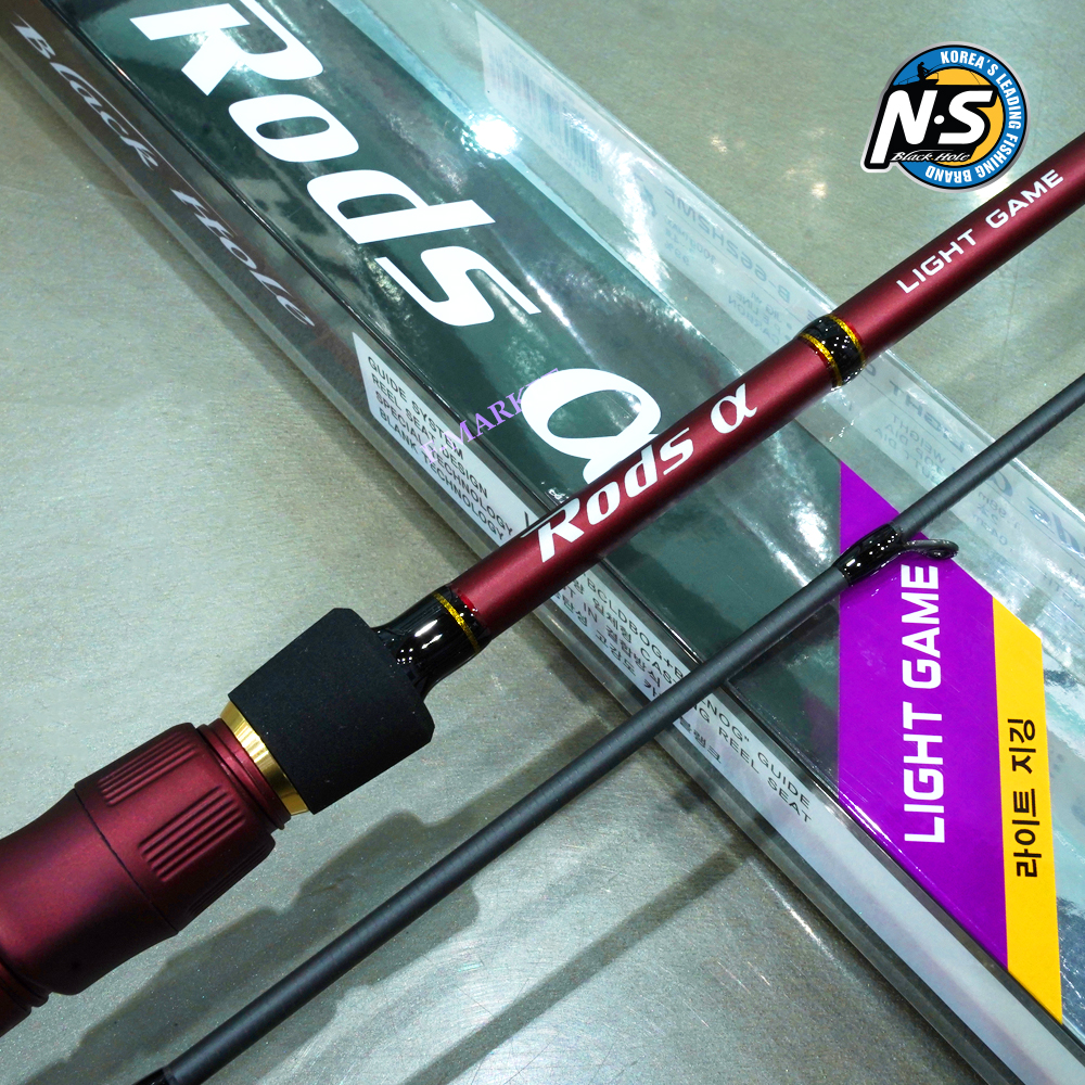 NS 로드스 알파 라이트게임 광어 다운샷 참돔 타이라바 낚시대 B-652RL
