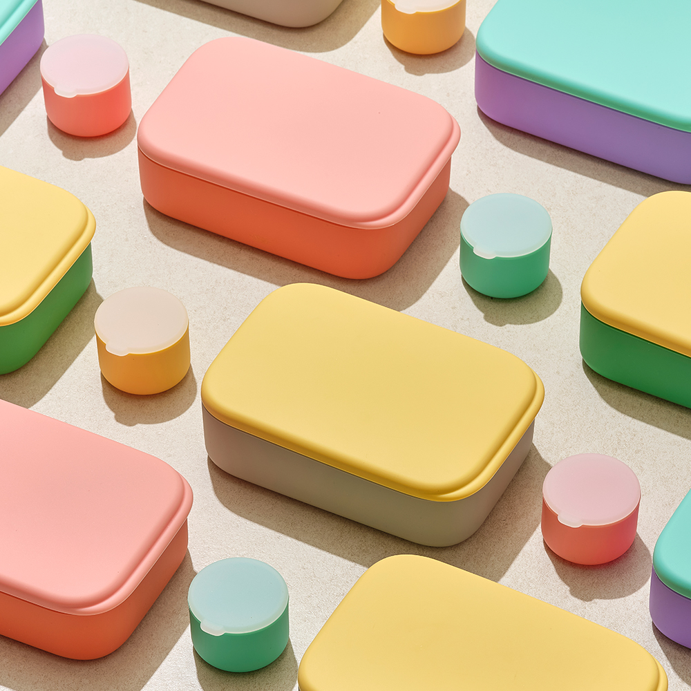 [N단독]실리팟 프리미엄 실리콘 투 고 런치박스 도시락 도시락통 밀프랩 밀폐용기 국내생산