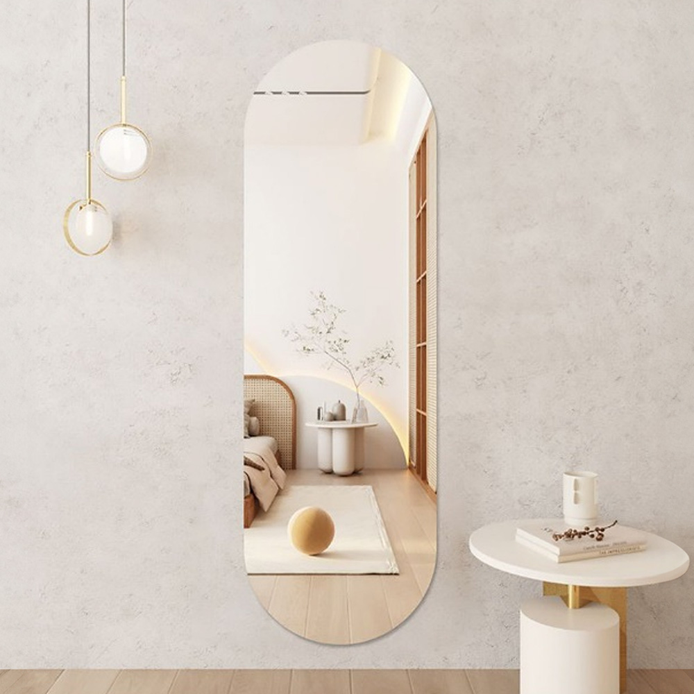 아크릴릭 붙이는 아크릴 거울 스퀘어 M 무타공 전신 화장대 거울