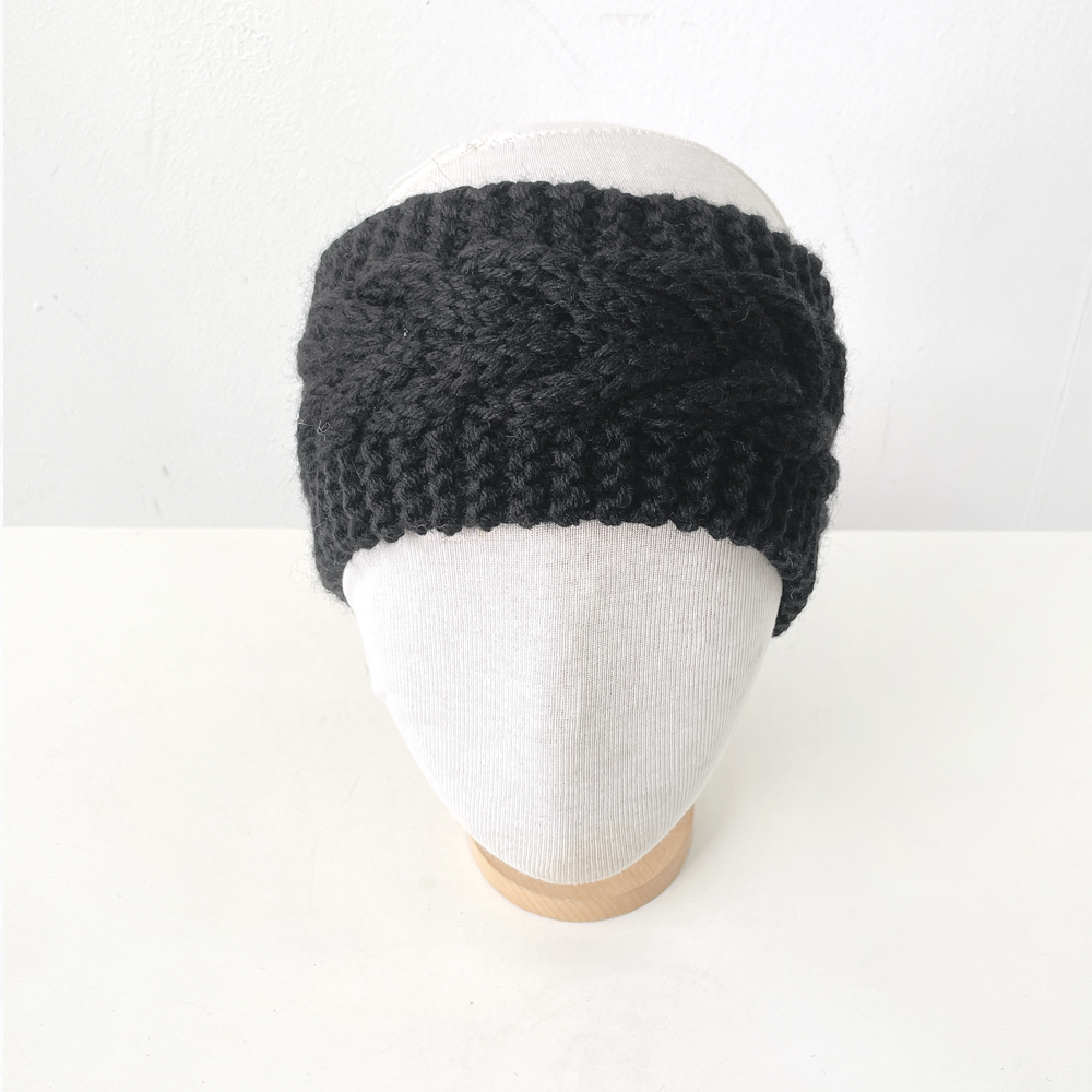 트위스트 꽈베기 여성 가을 겨울 와이드 니트 머리띠 헤어밴드