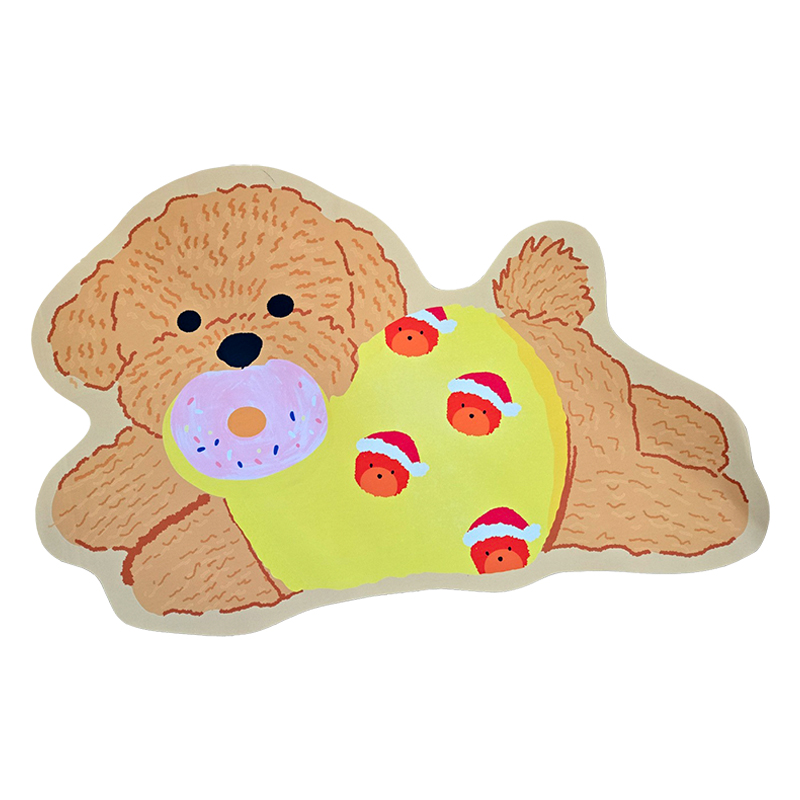 뷰레이터닷컴 강아지 초대형 규조토 발매트 빨아쓰는 욕실 주방 화장실 매트 80x120