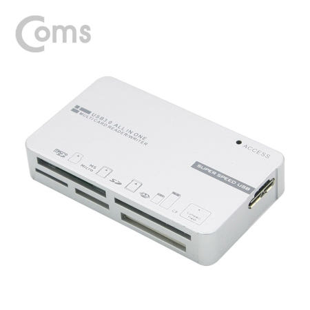 라이트컴 Coms USB 3.0 카드리더기(외장형) All in 1 / (SD / Micro SD / CF / MS / TF) (BT301)