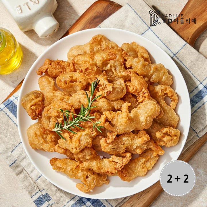 [야들리애] 국내산 무뼈 닭발튀김 250g, 2+2개