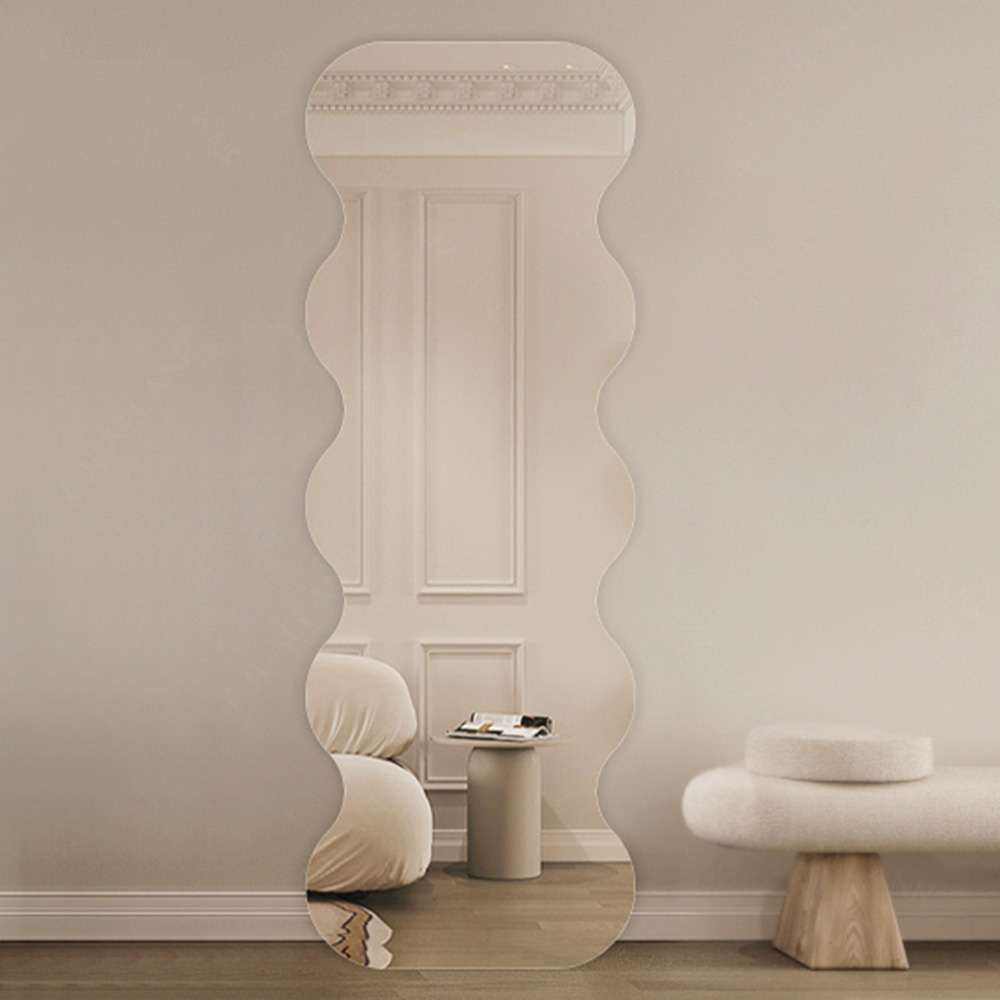 아크릴릭 붙이는 아크릴 거울 스퀘어 M 무타공 전신 화장대 거울