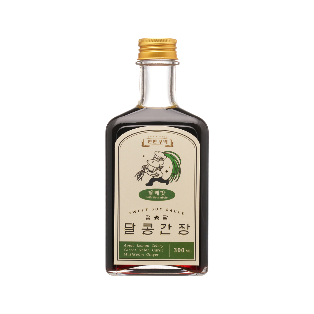 달콩간장 달래맛 수제 저염 맛 간장 만능 아기 반찬 소스 연어장 계란밥 장조림 불고기 - 상세 이미지 2