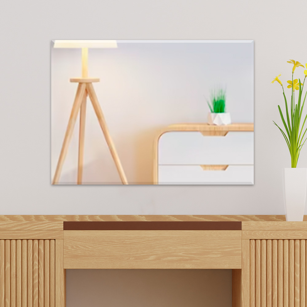 아크릴릭 붙이는 아크릴 거울 스퀘어 M 무타공 전신 화장대 거울