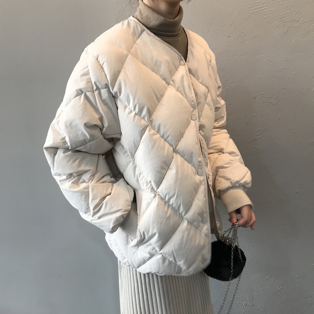 진스웨이드 퀄팅 자켓 겨울 방한 따뜻한 패딩 3Color - 상세 이미지 3