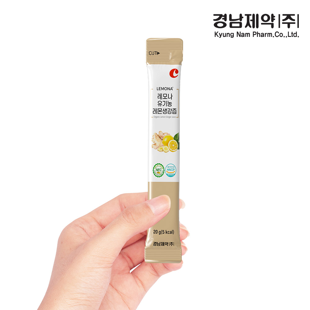 경남제약 레모나 유기농 레몬생강즙 14포, 6개 - 상세 이미지 3