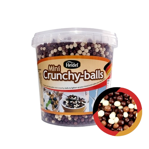 하이델 밀크 초코룹스1.2kg+미니 크런치볼400g 초코링 간식 그릭요거트 토핑 시리얼 - 상세 이미지 2
