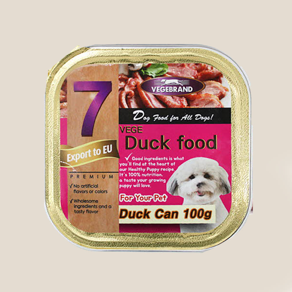 펫더맨 베게 사각캔 오리고기, 90g, 1개 - 메인 이미지