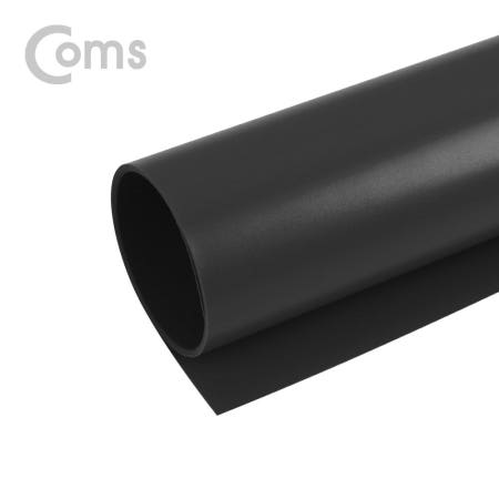 라이트컴 Coms 촬영 PVC 양면 무광 배경지 (45x85cm) Black, 사진, 스튜디오, 개인방송, 블로거, 소품 촬영용 (BS595)