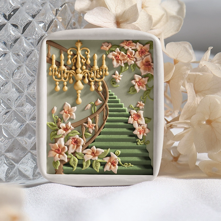 실링왁스 인장 스탬프 헤드 엔틱 테마 엔틱 계단