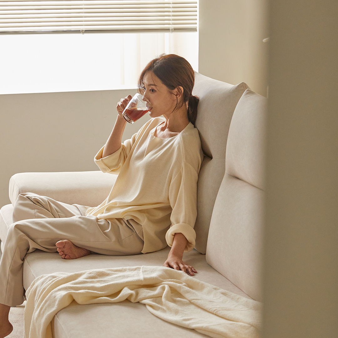 아크 듀오 3인용 모듈 소파 이지클린 갤럭시 패브릭 소파베드