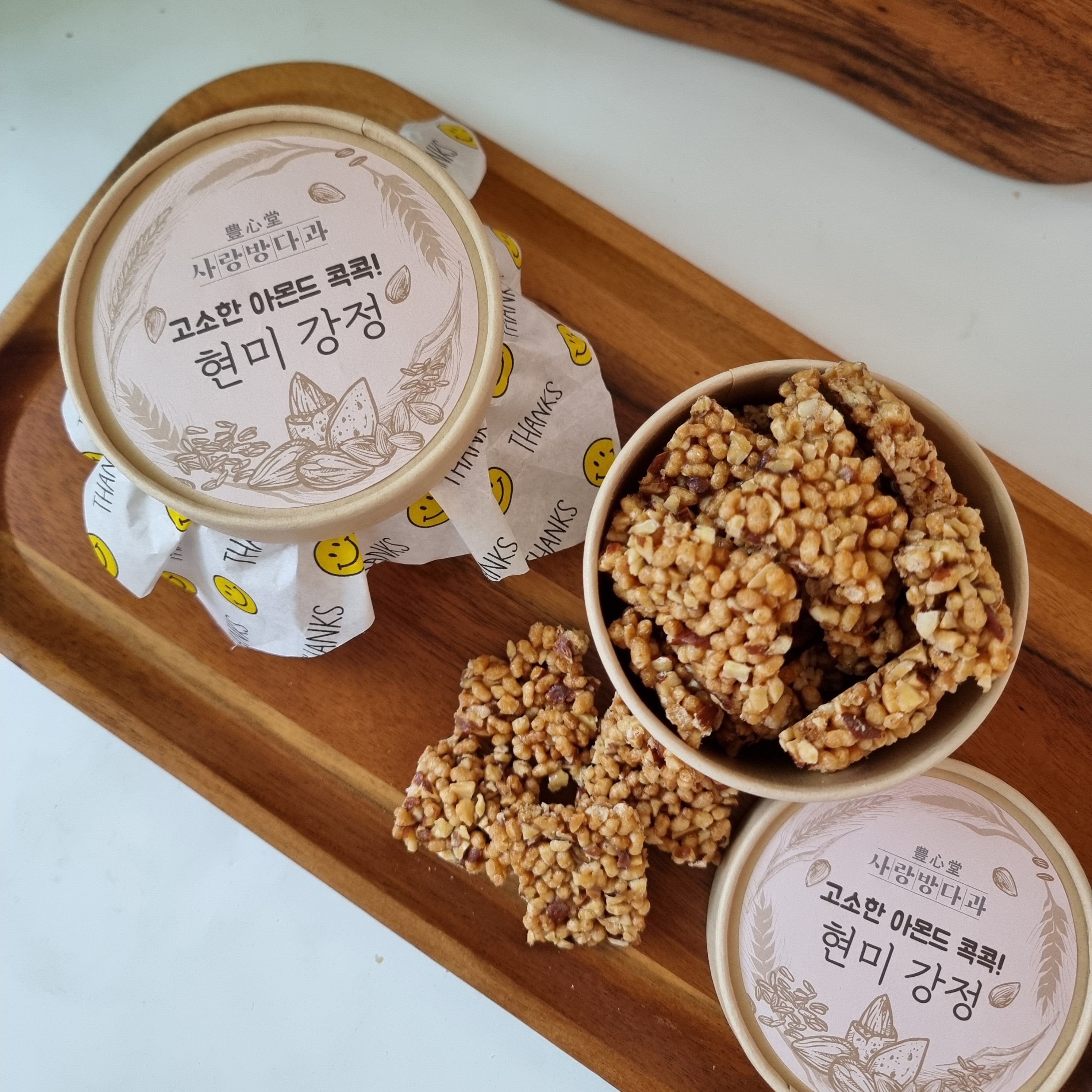 풍심당 조청 자일리톨 아몬드 현미 강정 (60g) - 상세 이미지 3