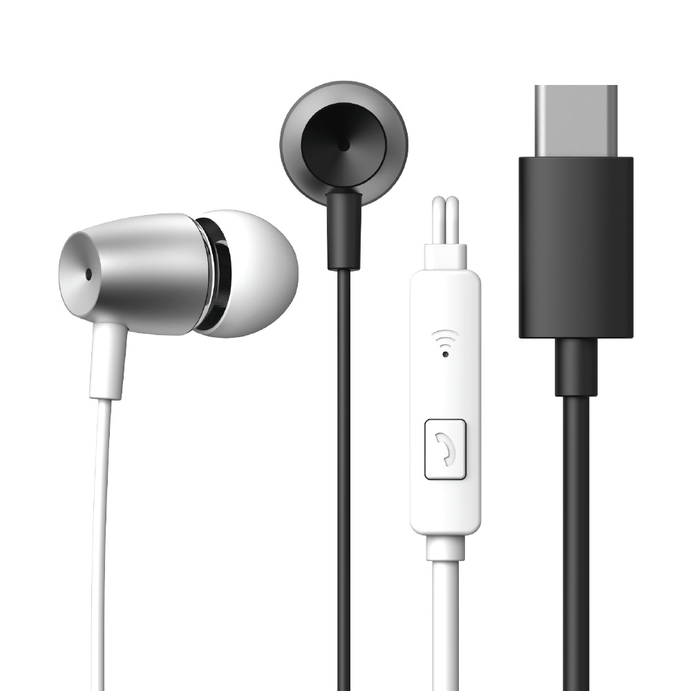 아이리버 패시브 노이즈캔슬링 커널형 아이폰,갤럭시 노트북 데스크탑 호환 C타입 이어폰 BVC-160 이미지 2