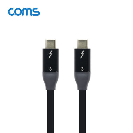 라이트컴 Coms 썬더볼트3 패시브 케이블 30cm USB 3.1 Type C C타입 to C타입 4K 20Gbps Thunderbolt (IF598)