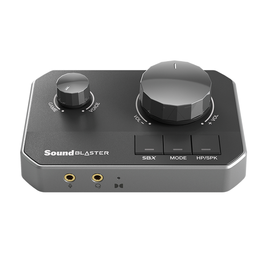 크리에이티브 사운드 블라스터 G8 듀얼 USB-C 외장형 사운드카드 오디오믹서 겸용 배틀그라운드