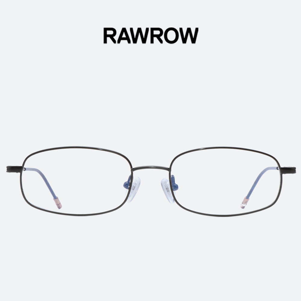 로우로우 안경 R EYE 190 GUNMETAL 건메탈 사각 베타티타늄 가벼운 안경테 - 상세 이미지 5