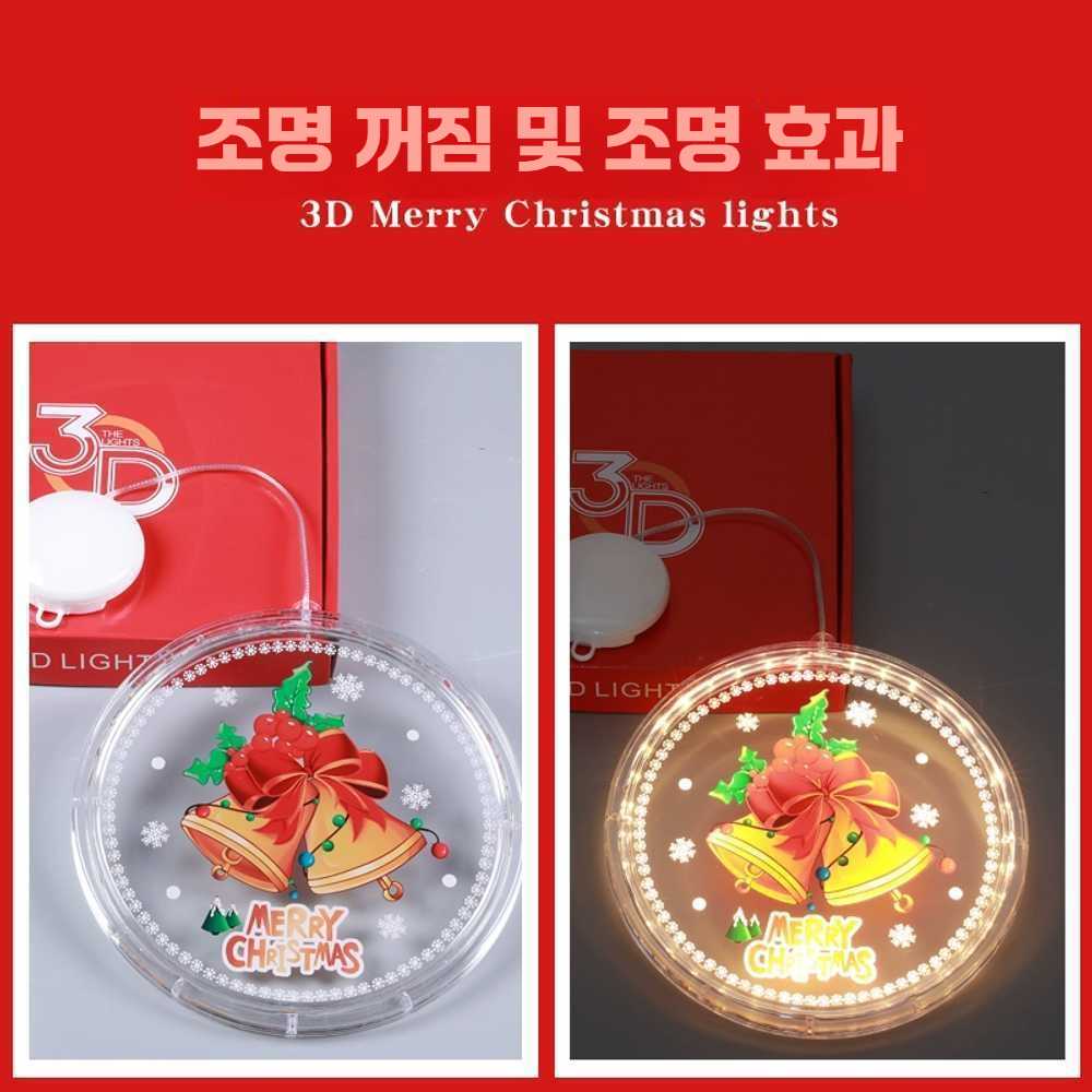 크리스마스 장식 펜던트 트리 분위기 장면 레이아웃 조명 크리스마스 트리 22CM(1개) - 상세 이미지 3