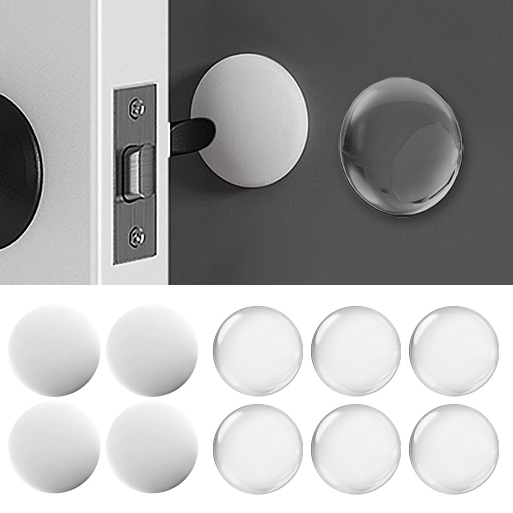 아루아 문소리방지 도어쿠션 화이트4개 투명6개 문소음 문쾅 문콕 충격 방지 가드 스토퍼
