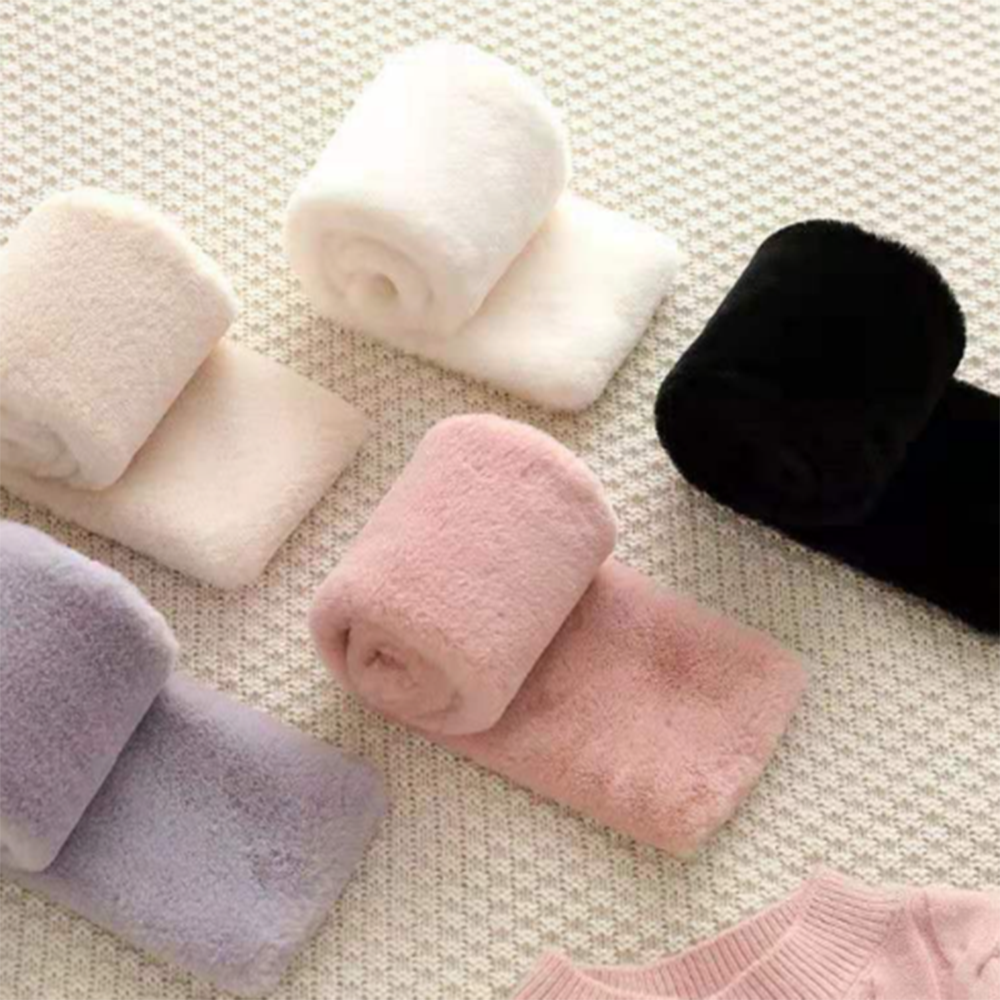 쁘띠 머플러 목도리 간절기 숏 겨울 여자 따뜻한 퍼 털 심플 기본 무지 미니 패션 예쁜 - 상품 이미지