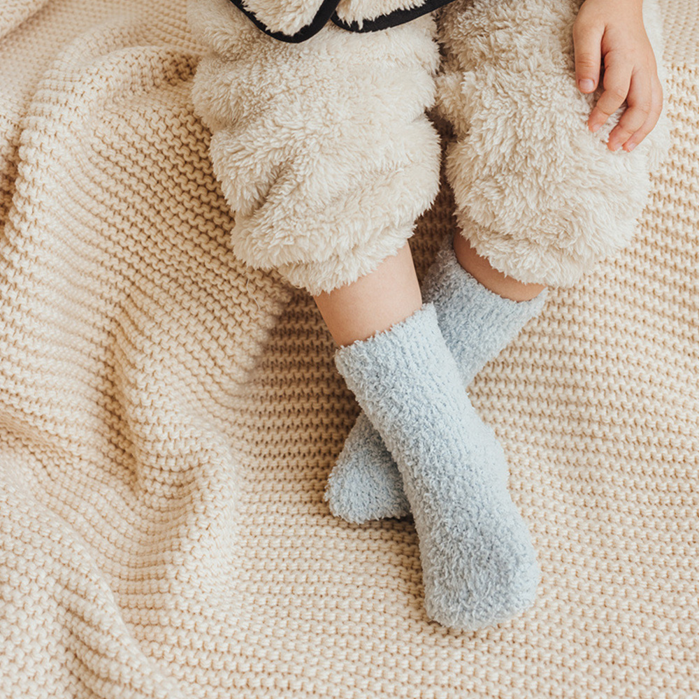 아기양말 신생아 유아 아기 풋워머 겨울 수면 돌아기 니삭스 선물 이미지 6