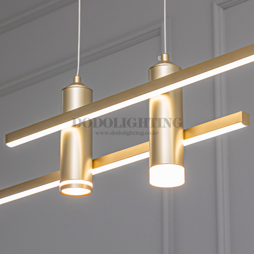 더블 에이미 모던 펜던트조명 식탁조명인테리어 LED 30W 샴페인골드 - 상세 이미지 5