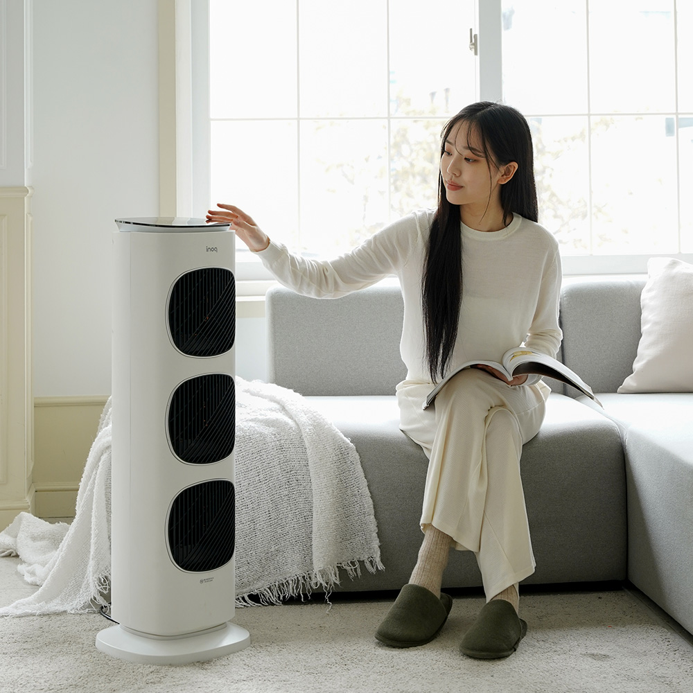 이노크 공기청정 온풍기 3단개별 난방기 PTC 업소용온풍기 사무실 FH14100