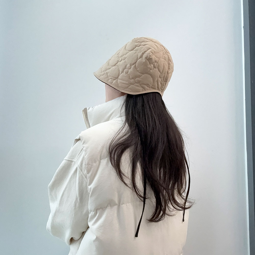 가인 시그니처 양면 누빔 보넷 버킷햇(워머 세트) - 상세 이미지 3